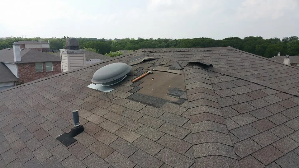 Slide of Roof Repair by Cool My Attic Now