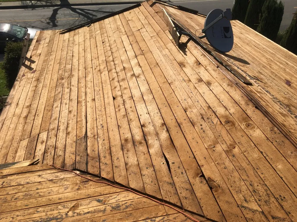 Slide of Roof Repair