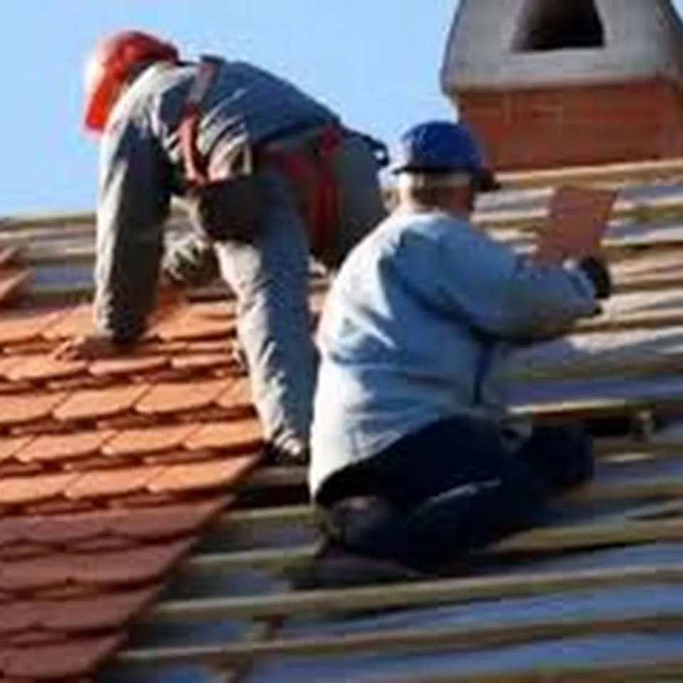 Slide of Roof Repair Techs