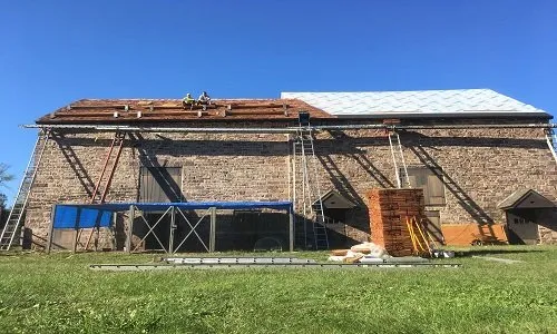 Slide of Roof Replacement and Repair