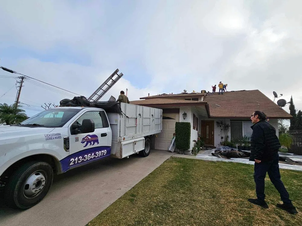 Emergency storm damage roof repair in Valley Glen, CA by Roof Replacement