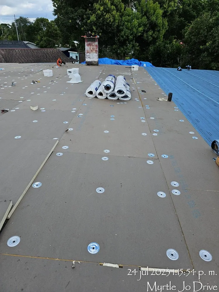Slide of Roof Replacements & Repairs