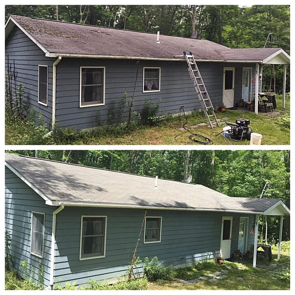 Slide of Roof Shampoo Vermont