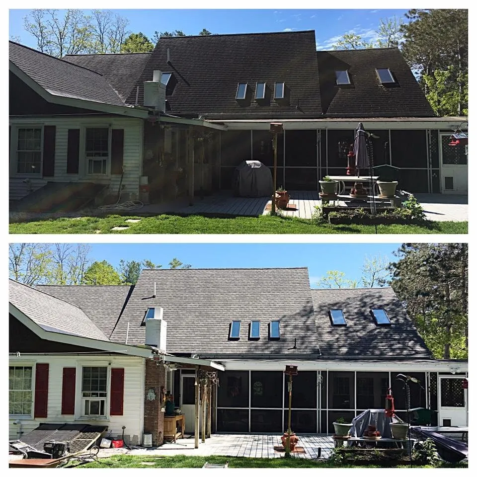 Slide of Roof Shampoo Vermont