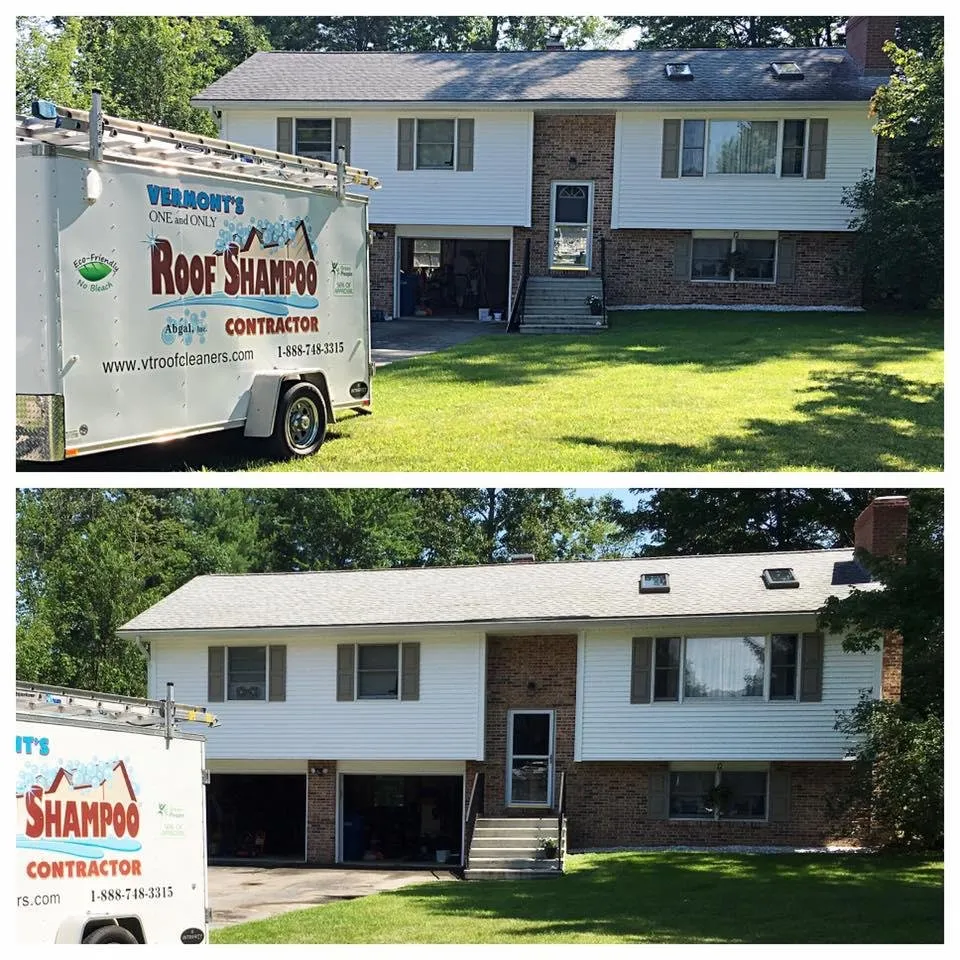 Slide of Roof Shampoo Vermont