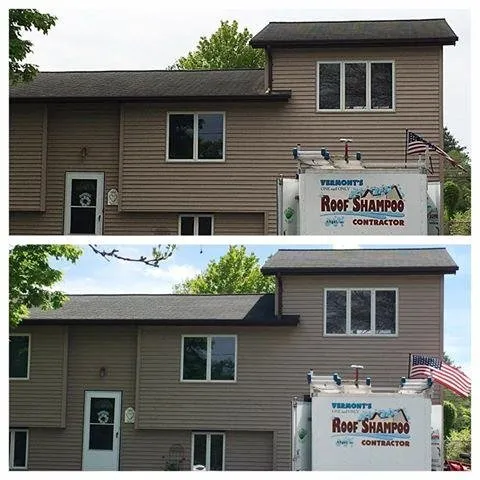 Slide of Roof Shampoo Vermont