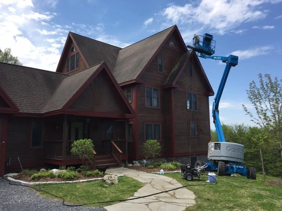 Slide of Roof Shampoo Vermont