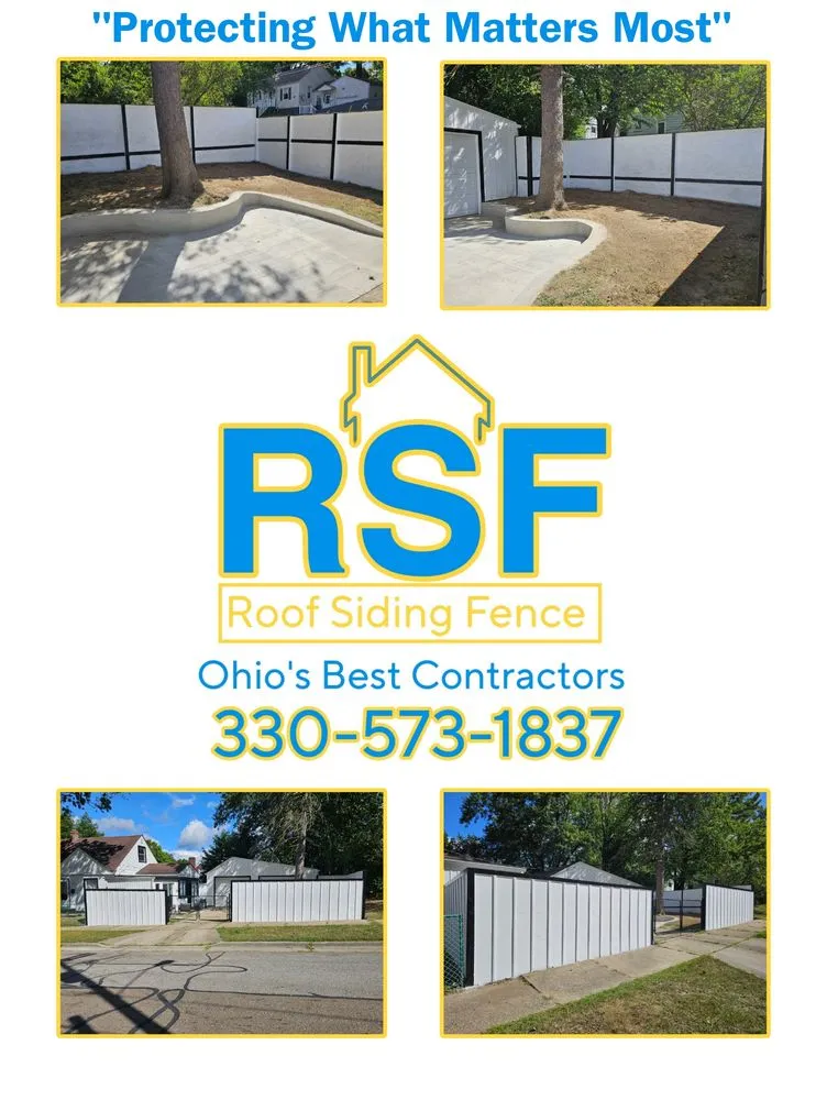 Slide of Roof Siding Fence