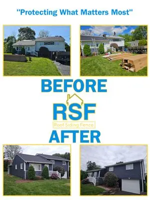 Roof Siding Fence Logo