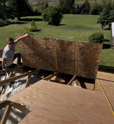 Slide of Roof Warriors