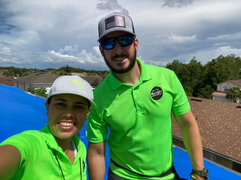 Slide of Roof With Joey