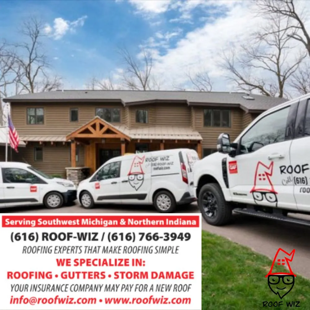 Professional roof leak repair in St Joseph, MI by Roof Wiz