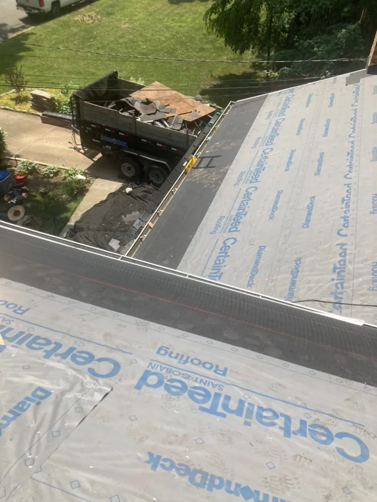 Slide of Roof Work L.D