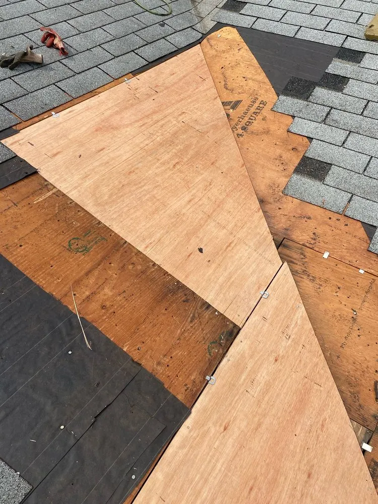 Slide of Roof Work L.D