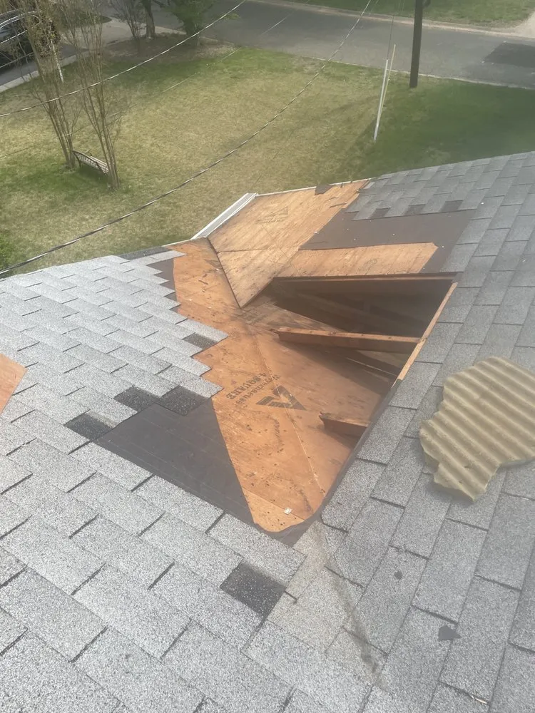 Slide of Roof Work L.D