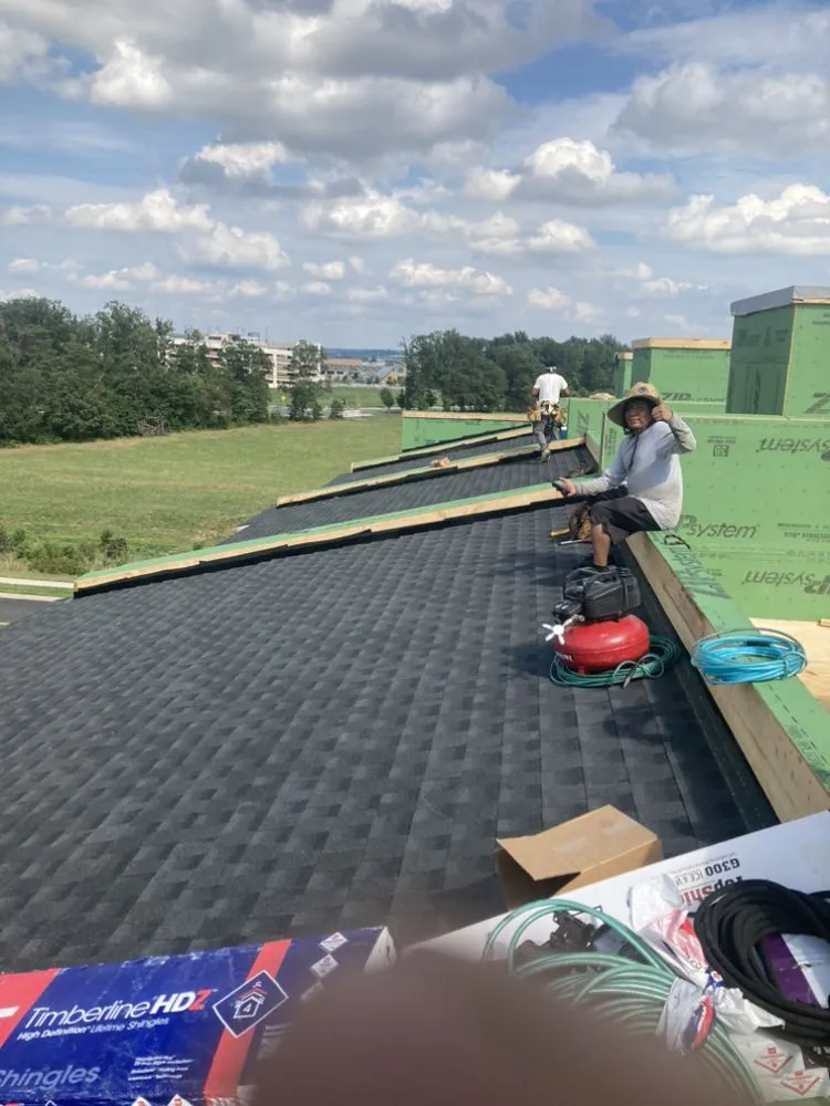 Slide of Roof Work L.D