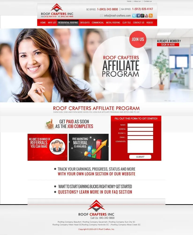 Slide of RoofCrafters