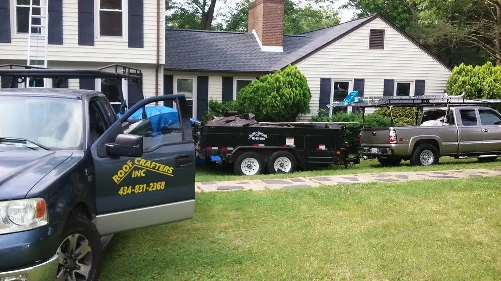 Emergency roof repair for residential properties in Schuyler, VA by Roofcrafters