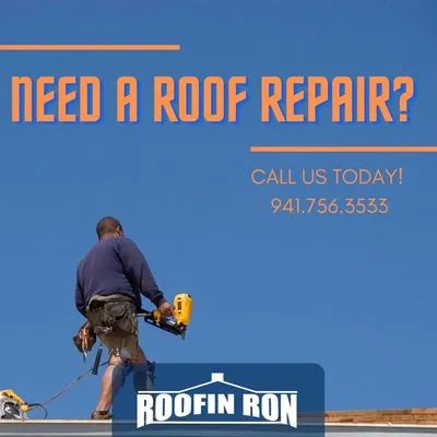 Roofin Ron Logo