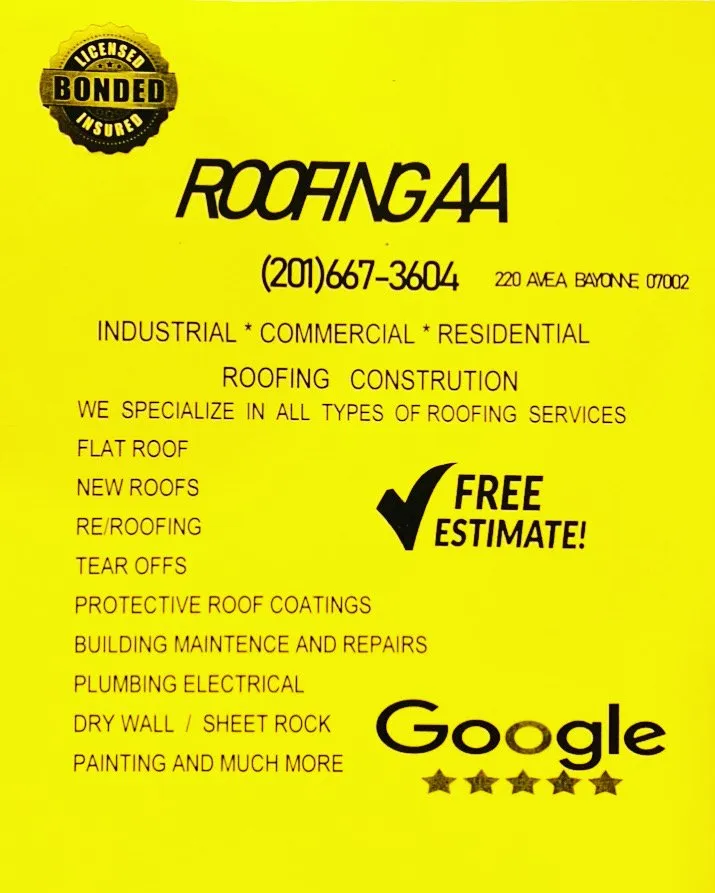 Slide of Roofing AA