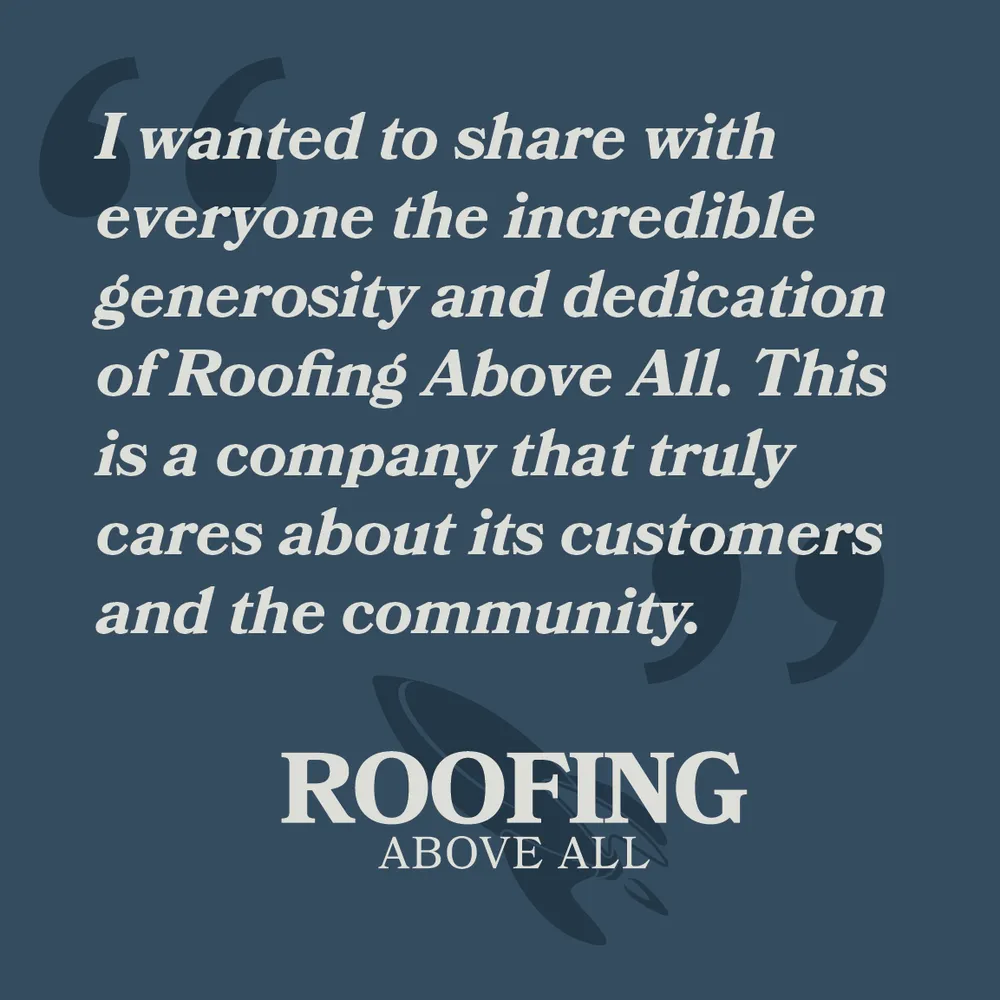 Slide of Roofing Above All