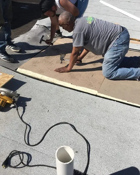 Slide of Roofing by Gerald Roffo