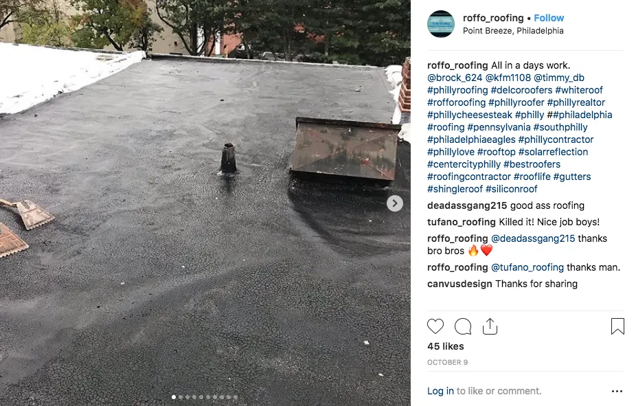 Slide of Roofing by Gerald Roffo