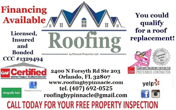 Roofing by Pinnacle Properties Logo