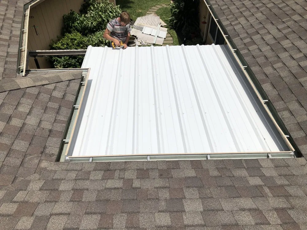 Slide of Roofing Connection