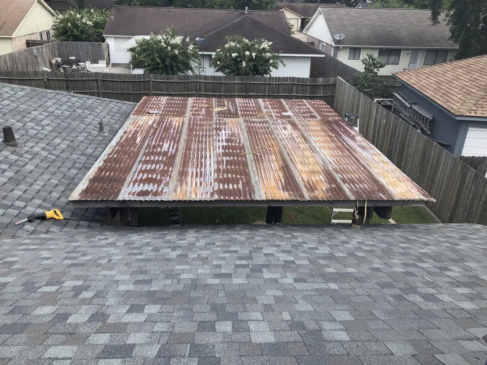 Slide of Roofing Connection