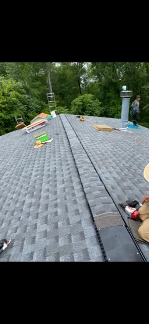 Slide of Roofing Crew