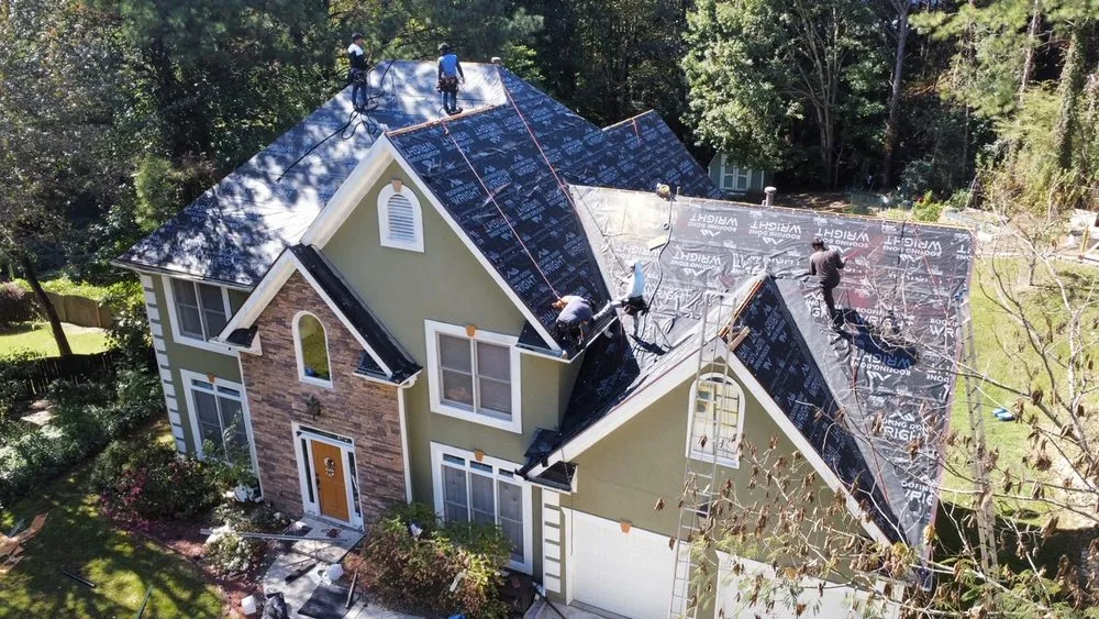 Slide of Roofing Done Wright