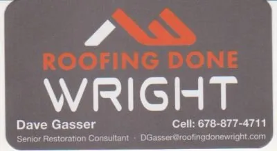 Slide of Roofing Done Wright