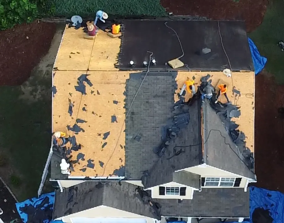 Slide of Roofing Done Wright