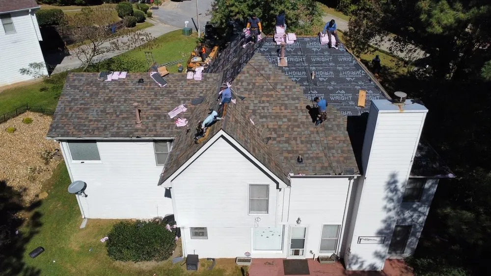 Slide of Roofing Done Wright