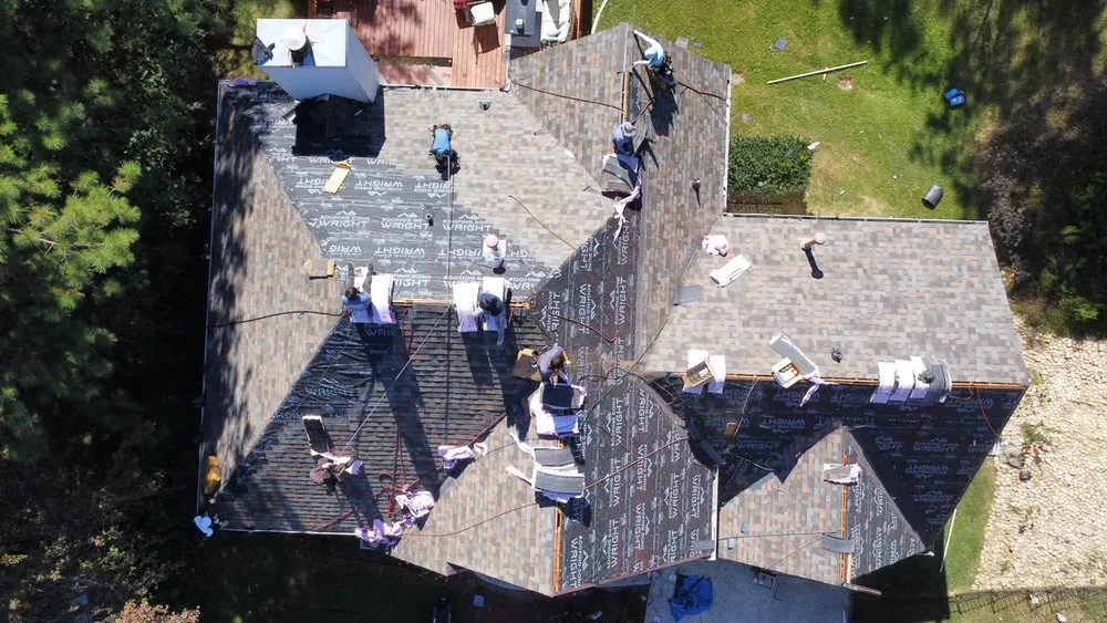 Slide of Roofing Done Wright