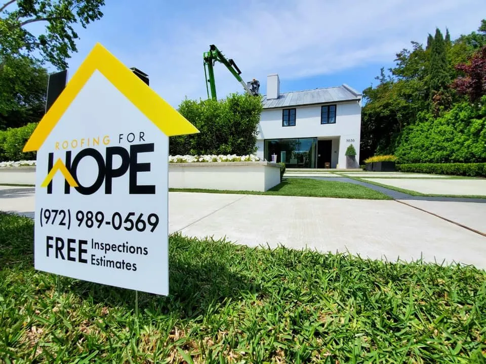 Slide of Roofing for HOPE