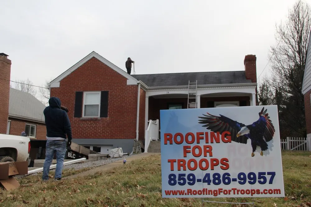 Slide of Roofing For Troops