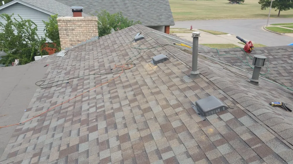 Slide of Roofing From Above