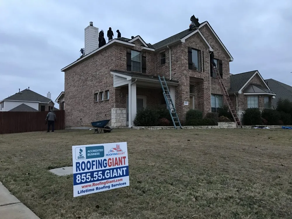 Slide of Roofing Giant