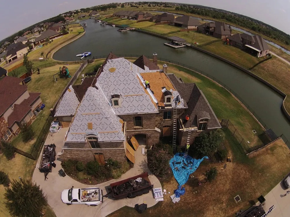 Slide of Roofing Giant