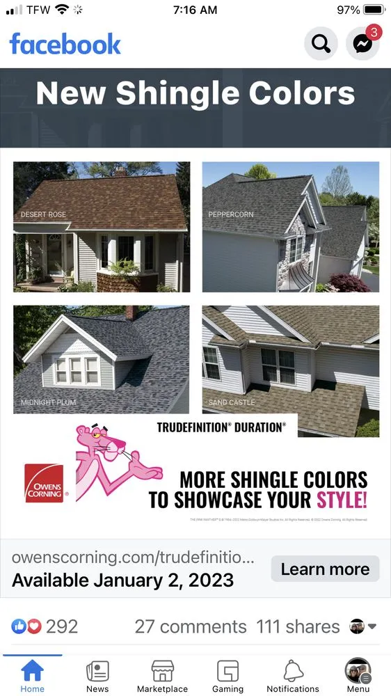 Slide of Roofing King