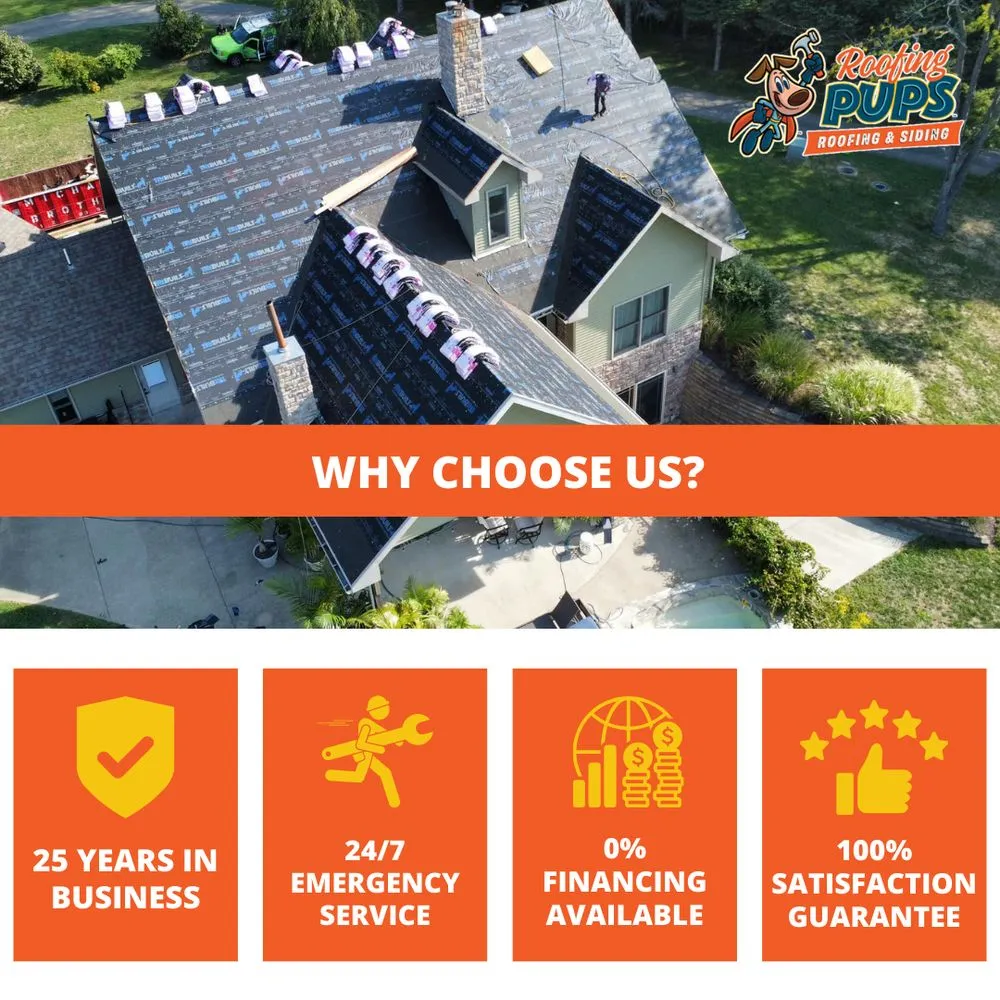 Expert flat roof repair in Millersville, MD by Roofing Pups