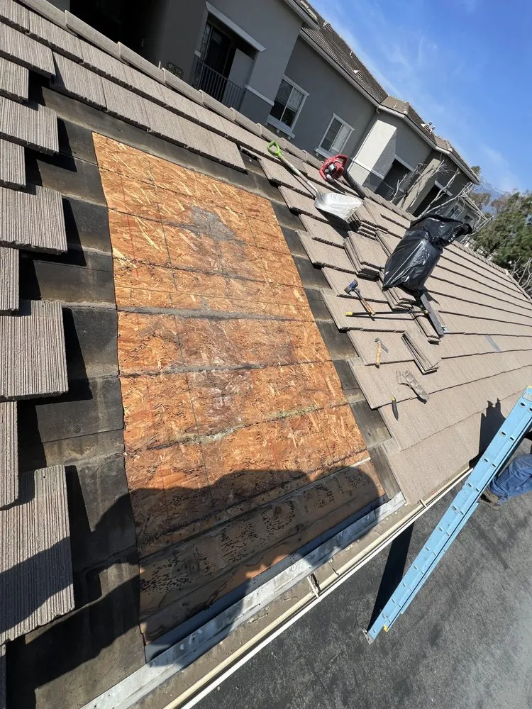 Slide of Roofing Repair
