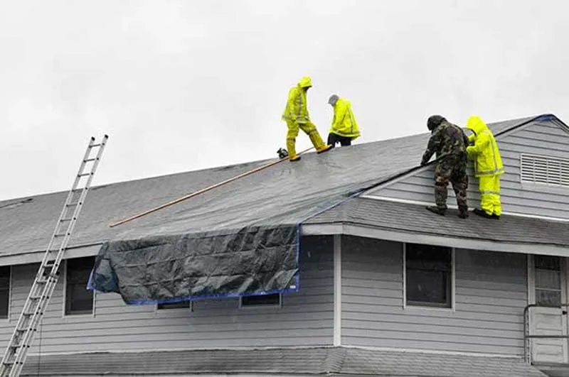 Slide of Roofing Repair