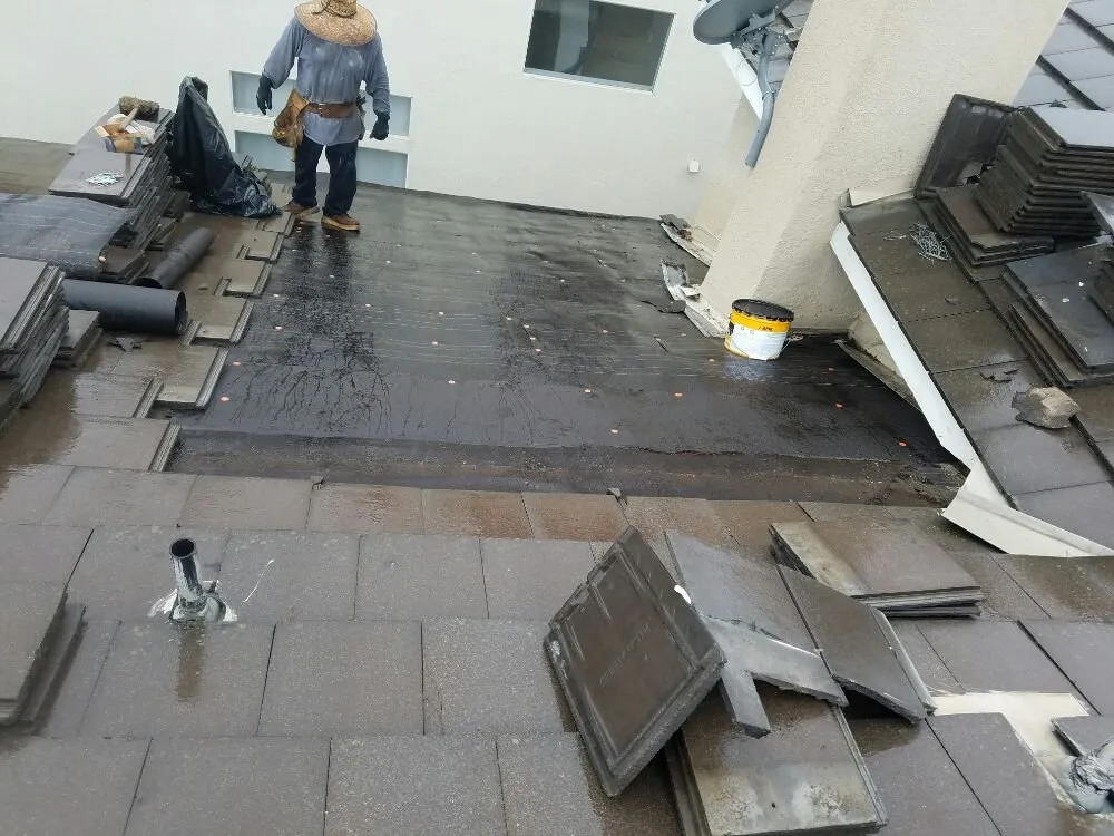 Slide of Roofing Repair OC