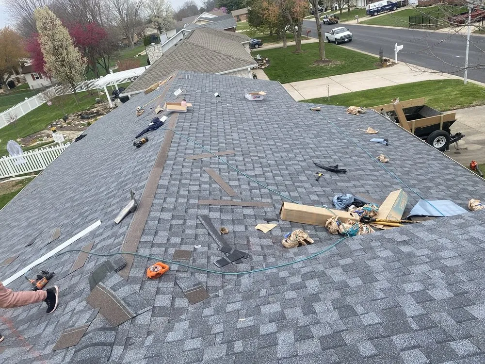 Slide of Roofing repairs