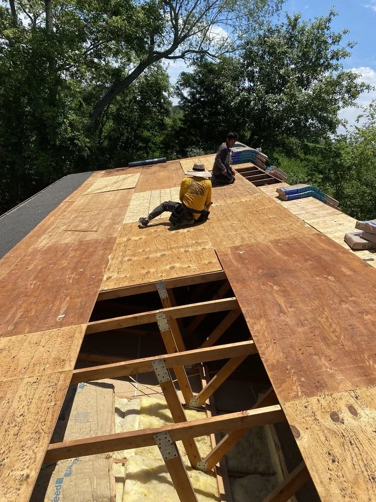 Slide of Roofing repairs