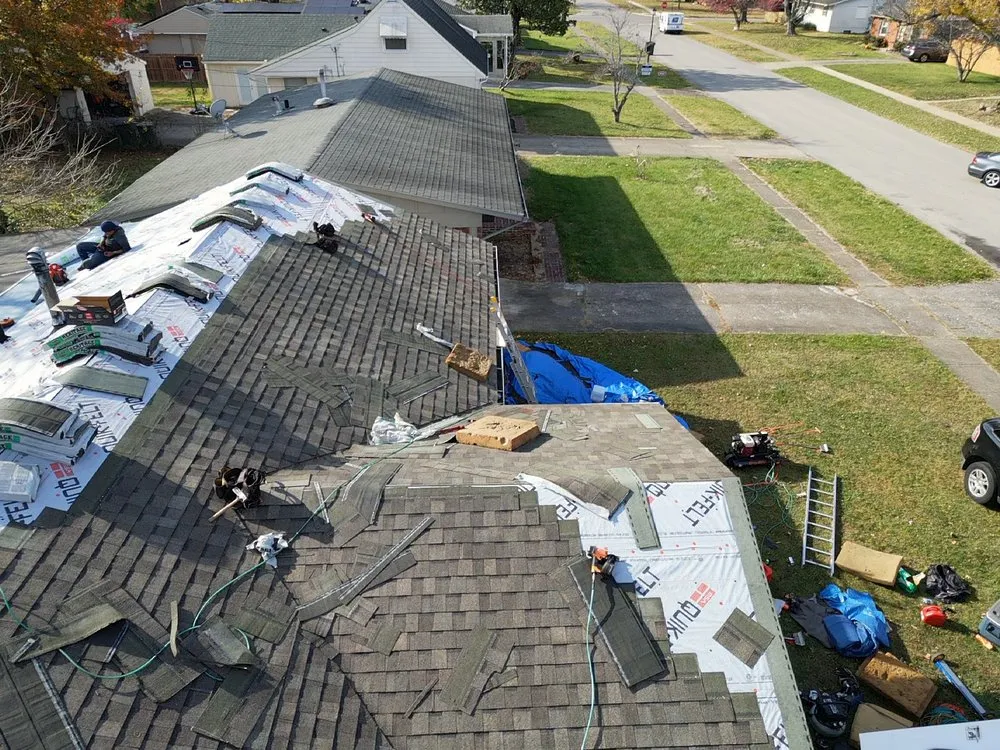 Slide of Roofing service