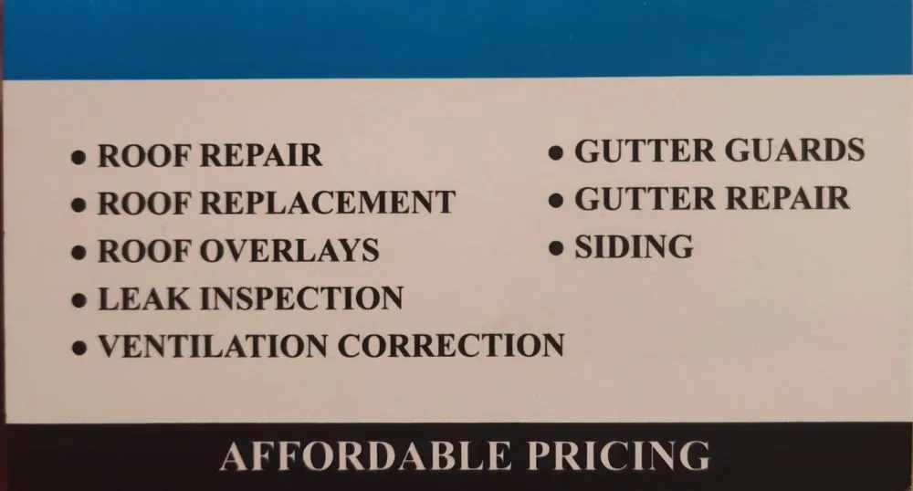 Slide of Roofing Services